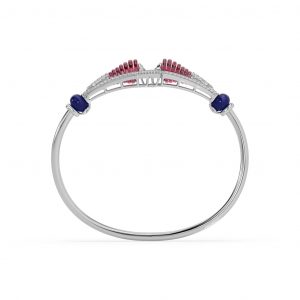 Ruby Tanzanite Prism Bracelet